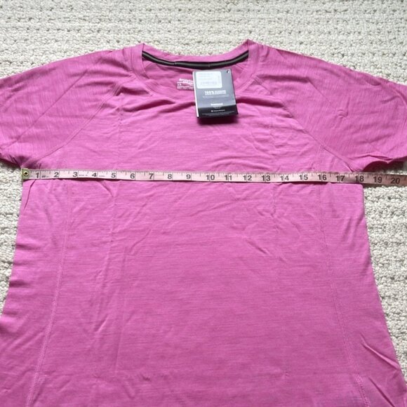 Smartwool Vibrant Pink Short Sleeve Tee - Picture 8 of 10